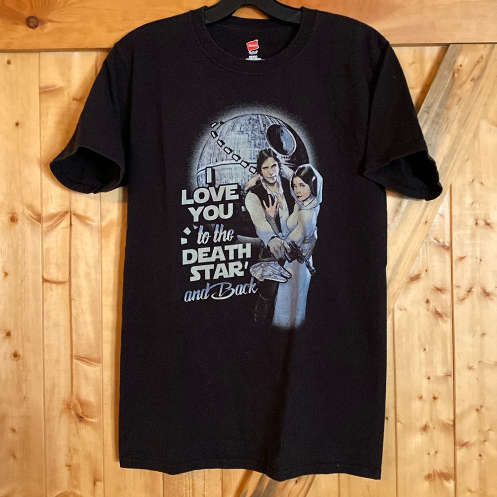 Stars Wars “I love you to the Death Star and back” Fan Art Tshirt